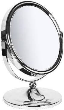 Sabichi 2x Magnifying Mirror - Dressing Table Makeup Mirror - Bathroom Mirror Free Standing - Double Sided Free Standing Bathroom Mirror With Crystal-like Style