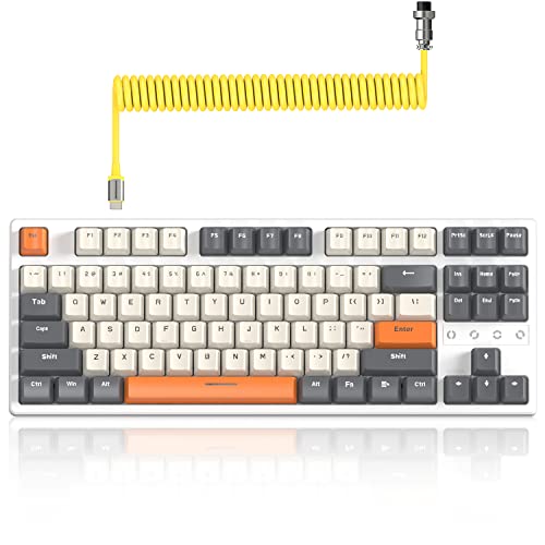 V87 カスタムメカニカルキーボード Amazon | メカニカルキーボードK87 Bluetooth5.0/2.4Ghz/Type-C