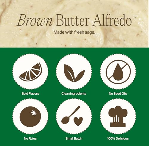 Image of Sauz, Sauce Alfredo Brown Butter Sage, 15 Ounce