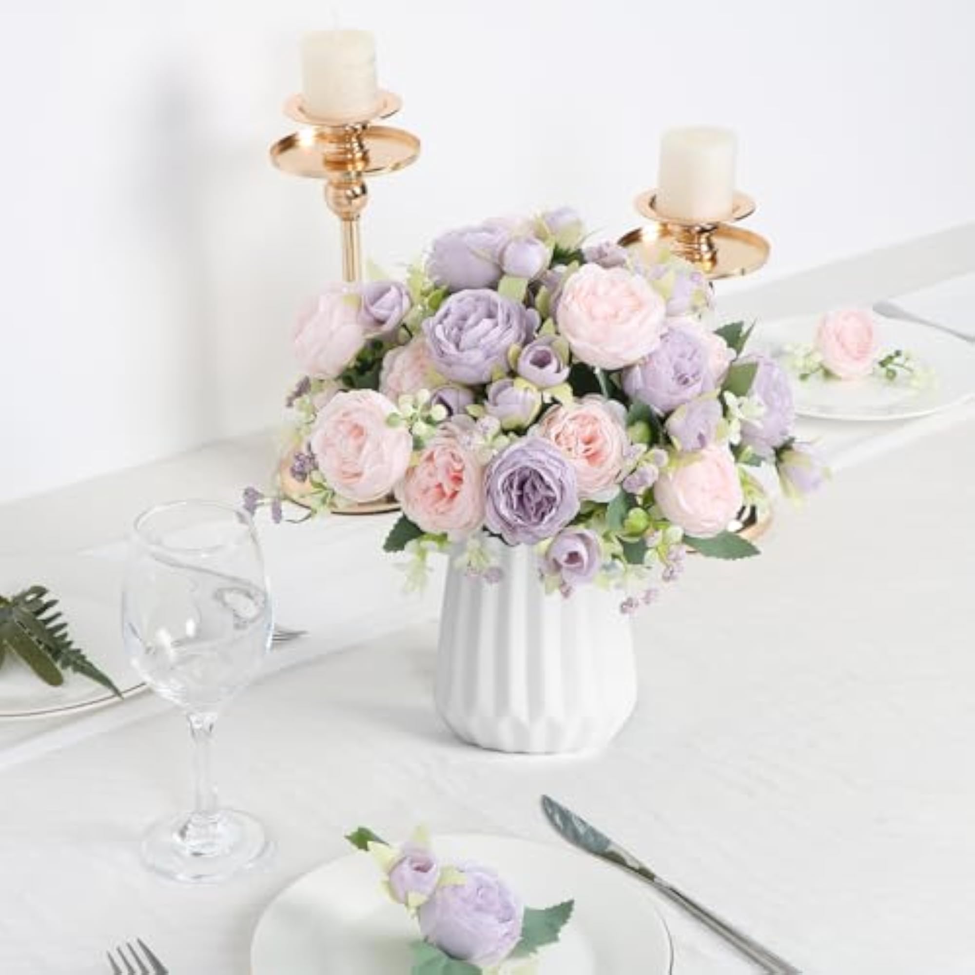 Faux Peony Bouquet for Wedding Decoration
