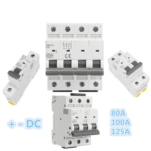 Disjoncteur GYM9-125 DC protégeant vos batteries contre la surcharge 750V 80A - 7