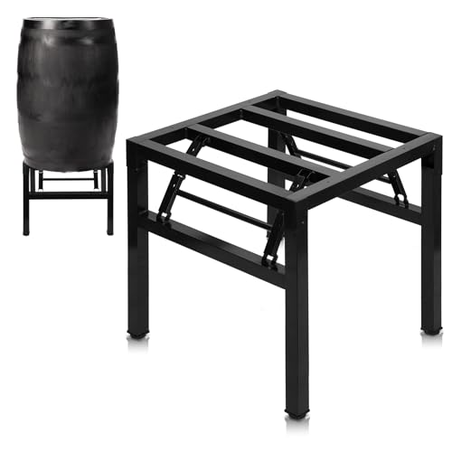 Rain Barrel Stand,Rain Water Collection Barrel Stand,Suitable for 45/50/55 Gallon Plastic Outdoor Rain Barrel