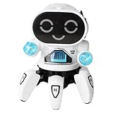 Dancing Robot Music Light Dancing Electric Walking Singing All Direction Movement Dancing Robot Walking Dancing Electronic Robot for Boys and Girls
