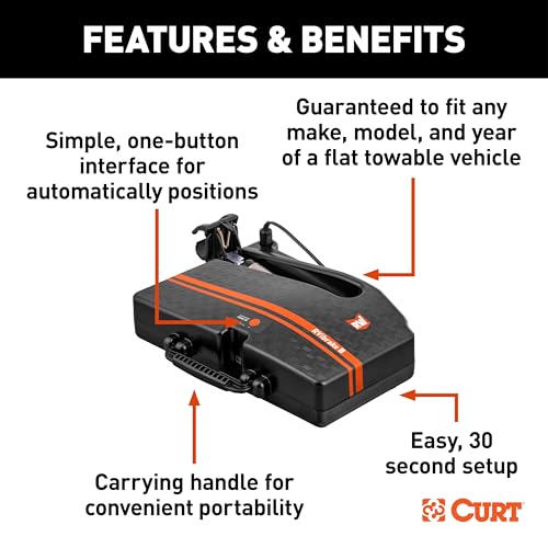 CURT 52202 RVibrake 4 Portable Flat Tow Brake System by CURT - Image 5