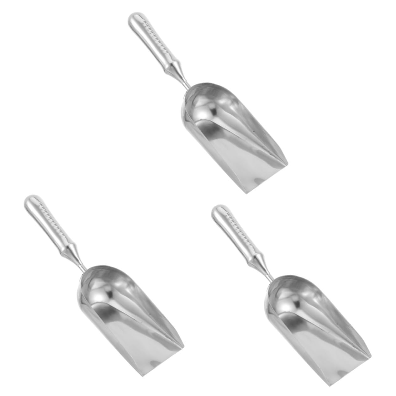 Yardwe 3St kleine Gartenkelle edelstahlspachtel gartenwerkzeuge Handspaten Handschaufel für die Gartenarbeit Hecke Garten Schaufel Garten kleine Schaufel Rostfreier Stahl Silver