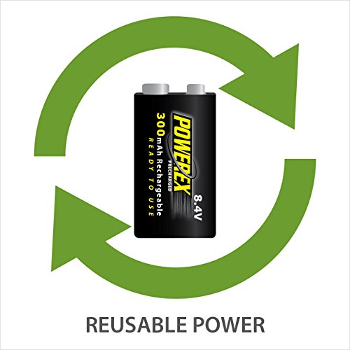 Powerex MHR84VP Precharged 8.4V Rechargeable Low Self Discharge Nimh Battery thumb #4