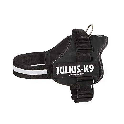Julius-K9 162LR-K-30133 Klettaufschrift, PRINZESSIN, klein, schwarz 4 Julius-K9, 162P0, K9 Powergeschirr, hundegeschirr, Größe: 0, schwarz