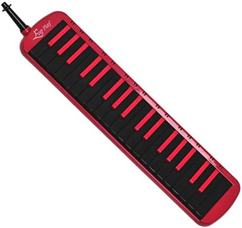 Ever Play Melodica black red, 37 keysjewellery box.