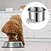MYCENSE Crate Dog Bowl Cat Feeder Hanging Stainless Steel for Kennel Indoor Portable Supplies for Puppy Water Feeder Pet Feeding Bowl, 18cmx11cm