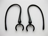 2 New Black Replacement Earloops Hooks for Aliph Jawbone ICON / Ace / Bombshell / Cashmere / Catch / Denim / Hero / Icon / Mesh / Rogue / Suede / Bluetooth Headset