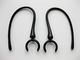 2 New Black Replacement Earloops Hooks for Aliph Jawbone...