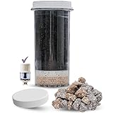 Mineral Stones Replacement 13564, Cartridge 1361 & Micro Sponge Prefilter 1362 for Nikken Water Filter Replacement PiMag Aqua Pour Water Filter System - Countertop Drinking Alkaline Filtration System