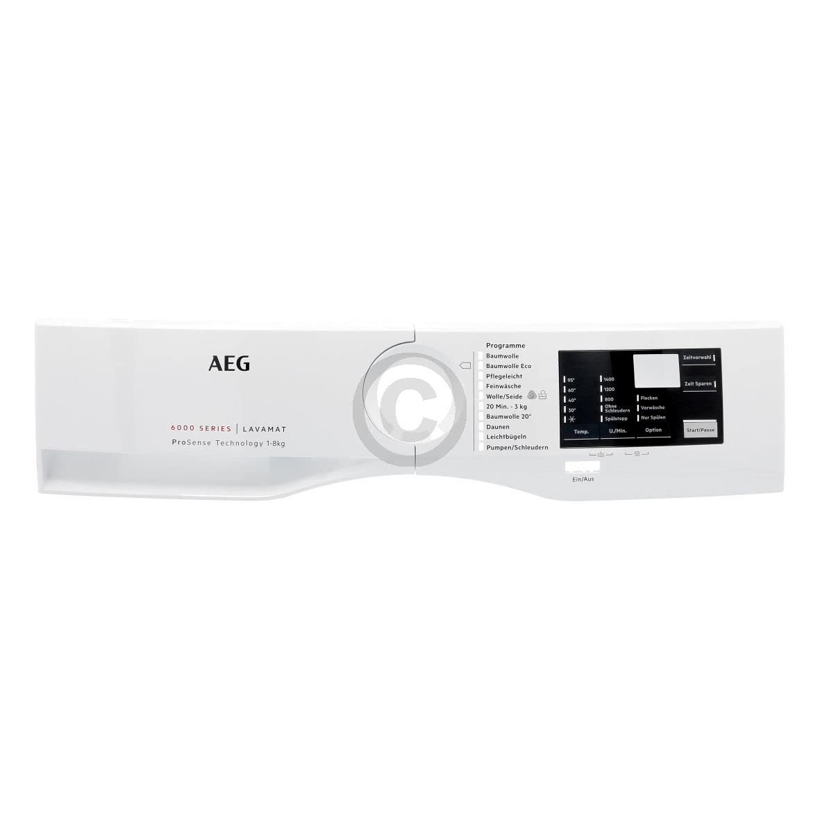 eVendix Bedienblende kompatibel mit AEG 14006639102/4 für Waschmaschine
