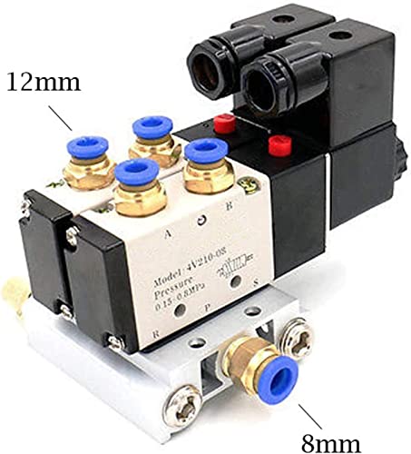 Électrovanne pneumatique 4V210-08 AC110V double commande 1/4 raccord 12mm