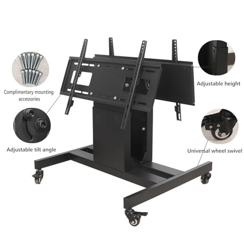 Soporte móvil para TV para 32-65 pulgadas con ajuste de ángulo miniatura 3