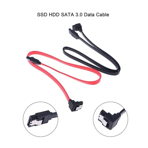 Cable de Datos SATA 3.0 SSD HDD Alta Velocidad 46.5 cm Rojo miniatura 3