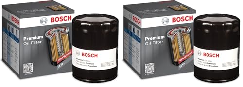 BOSCH 3300 Premium Oil Filter With FILTECH Filtration Technology - Compatible With Select Chevrolet,...