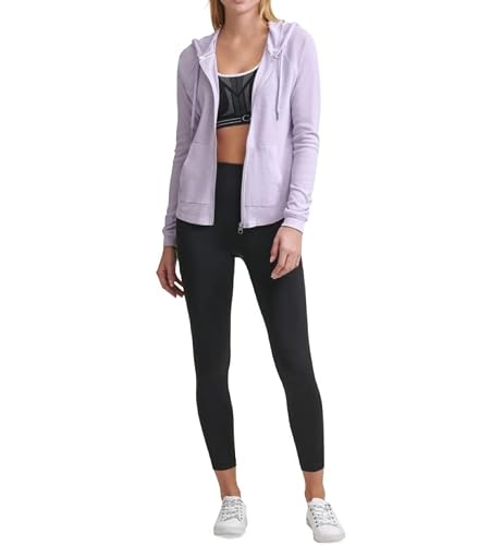 Calvin Klein Performance Women's Waffle-Knit Zip Hoodie (Orchid, X-Small) #TOP4