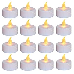 Nancia 100PACK Flameless LED Tea Lights Candles, Realistic and Bright Flickering Long Lasting 200Hours Battery-Powered, Ideal Party, Wedding, Birthday, Gifts Home Decoration Warm Yellow