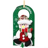 Weihnachtszeit Türhänger Ornament mit Cartoon-Thema für den Einsatz in Häusern, Hotels und Einkaufsbereichen, Material (Schneemann)