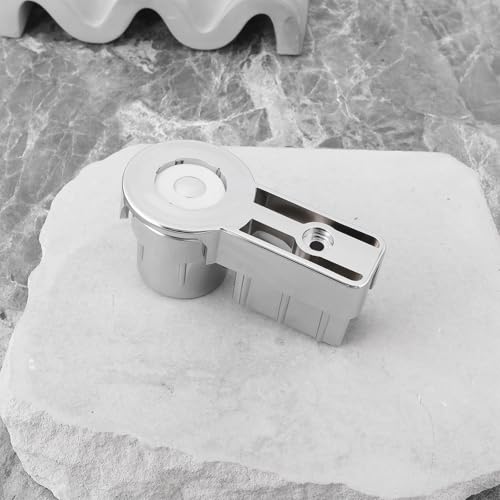 Briny River 1 Set Badewannen Scharniere Halterungen Duschwand Scharniere ABS Verchromung Badezimmer Duschhalterungen Dusch Badewannen Bildschirm Set