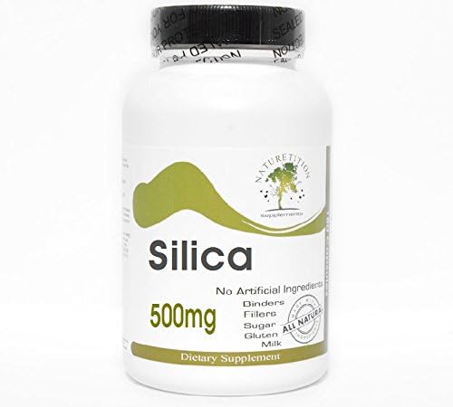 Silica 500mg ~ 200 Capsules - No Additives ~ Naturetition Supplements