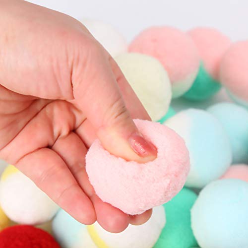 POPETPOP 15Pcs Bolas de Gato Gato Bolas de Pompom Gatinho Gato Bola de Pelúcia Perseguindo Gato de B