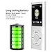MP3 Player Stylish, Multifunctional Lossless Sound Slim 1.8 Inch LCD Screen Portable MP3 Music Player Voice Recorder HiFi Sound for Kids Hiking Traveling Sports (Silver)
