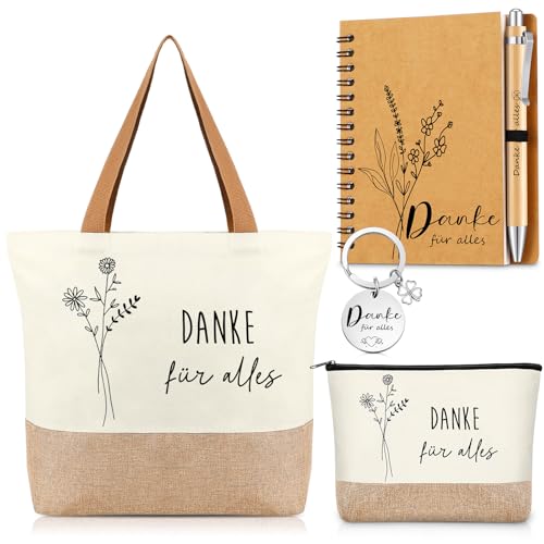 Coffret cadeau de remerciement Hestya avec sac fourre-tout et carnet