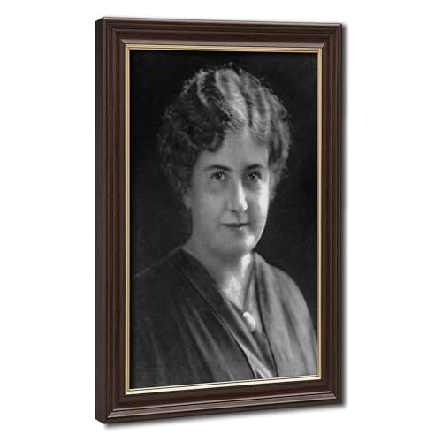Impression sur toile Maria Montessori - Décoration murale de bureau avec cadre suspendu 20x30 cm