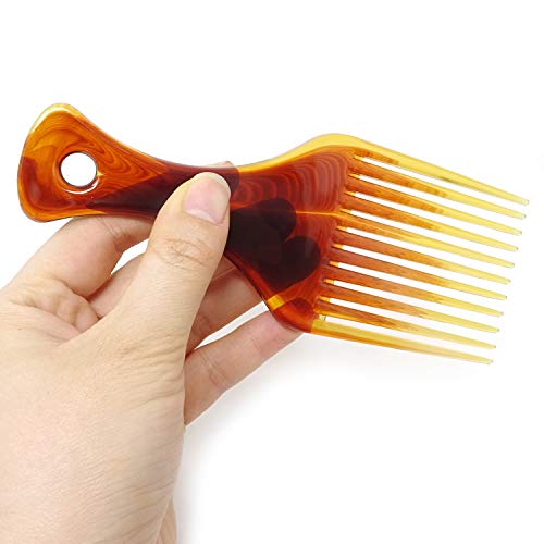 Peines para cabello 2 piezas plástico para cabello rizado miniatura 3