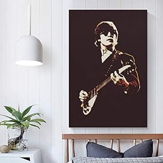chengyin Poster décoratif sur toile John Lennon pour salon, chambre à coucher, 60 x 40 cm - Les Beatles, Paul McCartney, John Lennon, RIngo Starr, George Harrison chengyin Poster décoratif sur toile John Lennon pour salon, chambre à coucher, 60 x 40 cm – Image 5
