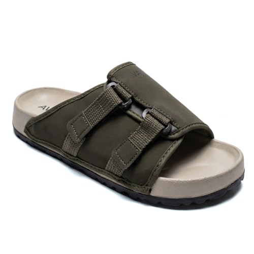 Image of AVANT Men's CalmFit Sliders for Men | Comfortable, Lightweight & Durable | Casual Outdoor Slides | Slip-On Daily Wear