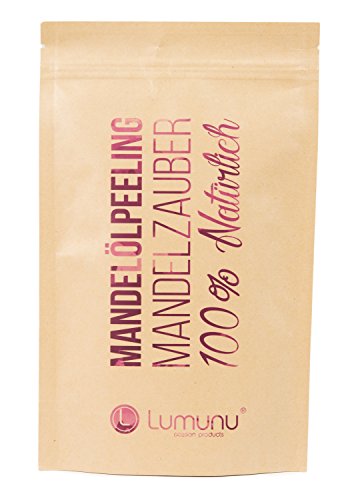 Deluxe 3-in-1 Creme Öl-Peeling MANDELZAUBER (250g), 100% natürliches Körper-Peeling mit Mandelöl, vegan & tierversuchsfrei