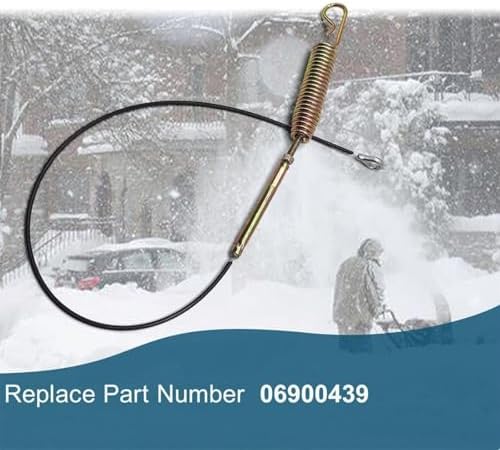 CashMuch Traction Cable 06900439 for Ariens Snow Blower Auger Control, Replacement Part for Compatible with Deluxe Pro 24 28 30 36, Weather Resistant Metal 25.7 Inch(gold) - 1