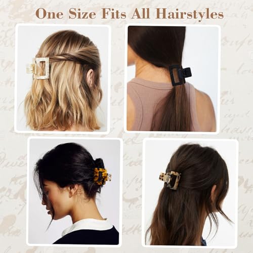 Pince à cheveux en acétate de qualité supérieure et durable