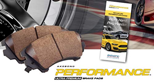 Akebono Asp905 Performance Ultra Premium Ceramic Disc Brake Pad Kit #TOP2