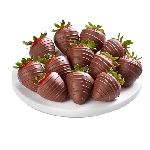 Shari’s Berries Decadent Milk Chocolate Strawberries | Chocolate ...