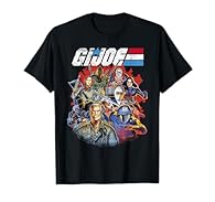 Officially Licensed G.I. Joe Apparel for Women - Men - Boys - Girls - Toddler; Hasbro T-Shirts; Hasbro Games T-Shirts; Seasonal; Christmas; Holiday; Children's Toys; Retro Games; Vintage; X-Mas Present; Action Figure; Collectible; Toy Soldier; Army; ...