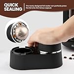 Pro Mael Reusable Coffee Pods Refill Kit Compatible with Vertuo, Coffee Capsule Refillable Tools with 52 Pcs Aluminum Foil Lids, Compatible with Nespresso Espresso Machine - Image 6