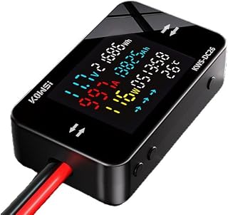 Digital Battery Tester 80V 35A Pb/Lithium Battery Monitor with XT90 Plug DC Voltage Current Capacity Voltmeter Power Meter for Charger, Electric Scooters, Outdoor Power Supply, Solar Systems