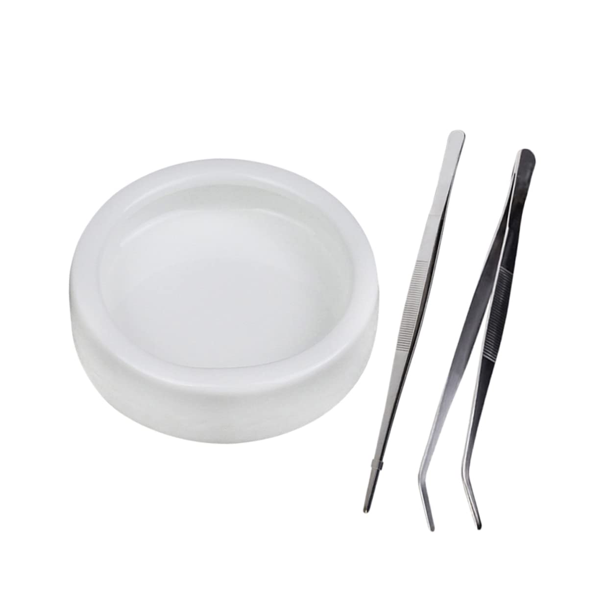 Ciotola per l'acqua per rettili Ciotola for rettili, 9 pezzi di ciotola in ceramica for animali domestici, ciotola for acqua, pinzette for rettili, pinze for l'alimentazione, cibo for grilli, pasto fo