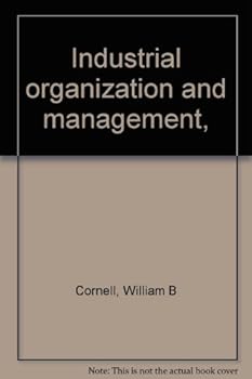 Hardcover Industrial organization and management, Book