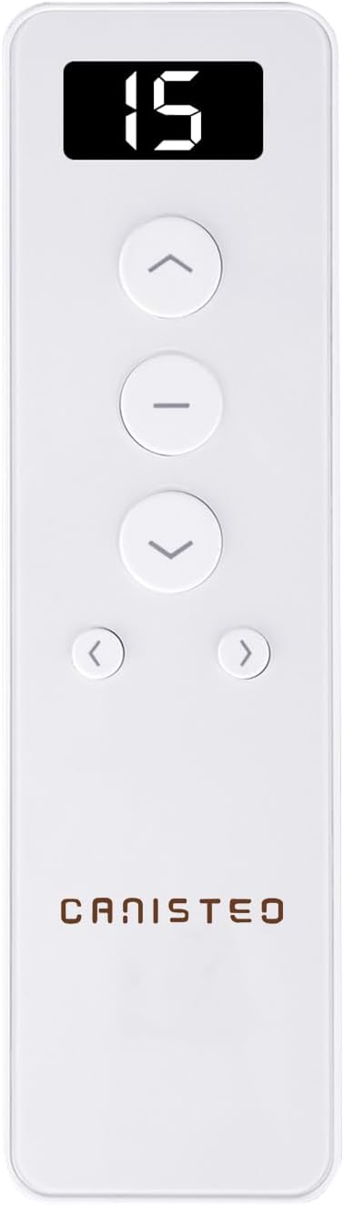 Motorized Blinds Accessories 15-Channel Remote Control, Hand Held, White 3"W x 7"H