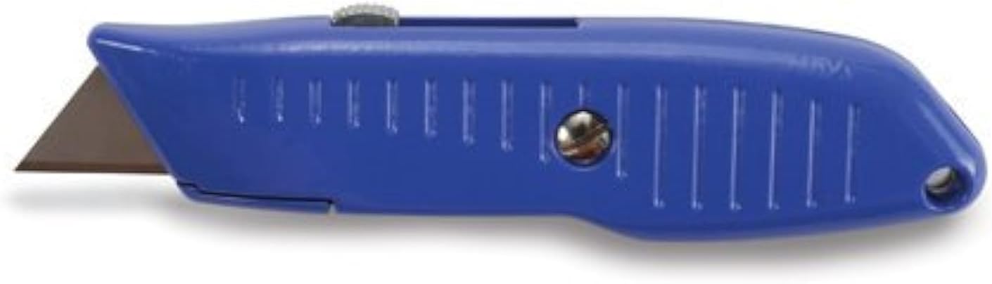 Lutz 30682#82 Safety Nose Retractable Blade Utility Knife - Blue (82-BL)