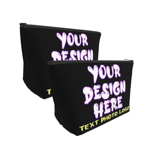 Custom Makeup Bag Design Your Own for Women Personalized Cosmetic Bag With Your Text Logo Photo Customized Toiletry Bag Gifts for Gifts for Style 023