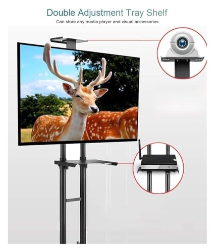 Soporte móvil para TV ajustable para pantallas de 32-70 pulgadas miniatura 7