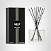 NEST New York Reed Diffuser, Amalfi Lemon & Mint - 5.9 fl oz - Fragrance for Up to 90 Days - Reusable, Refillable Glass Holder - Includes 8 All-Natural Reed Sticks - Flame Free