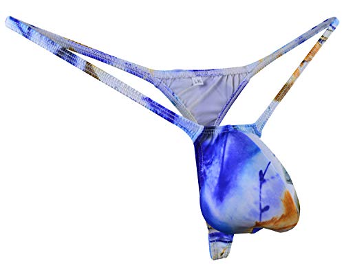 Men's String Thong Bulge Pouch T-Back Bikini WSS40