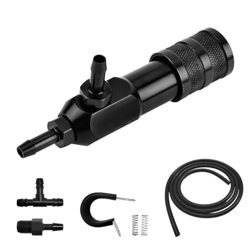 YTFRL Manual Boost Controller Kit, 1-30 PSI Adjustable Closed Loop Turbo Chargers, Universal Aluminum Turbo Boost Controller for Most Petrol Diesel Engines, Car Accessories